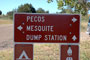 Sumner Lake Mesquite Sign