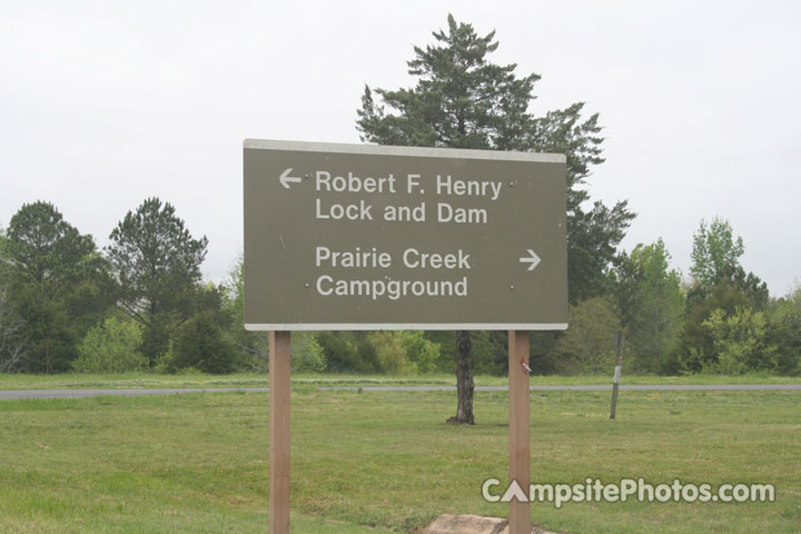 Prairie Creek Sign