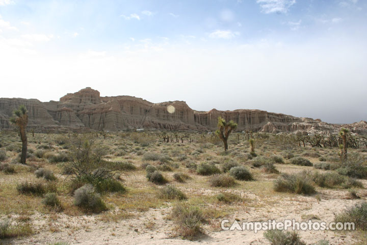 Red Rock Canyon State Park Campground View
