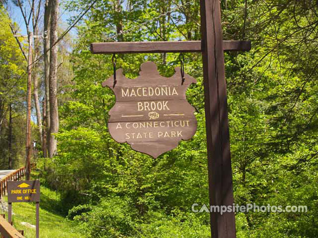 Macedonia Brook Sign