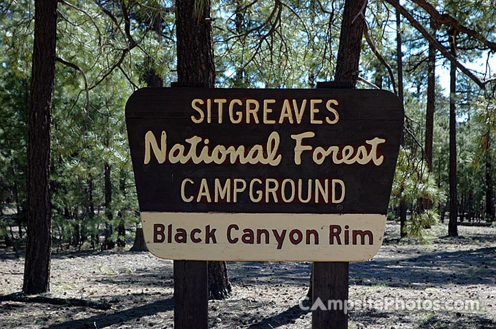 Black Canyon Rim Sign