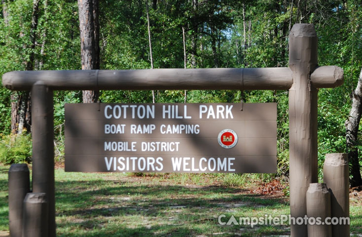Cotton Hill Sign