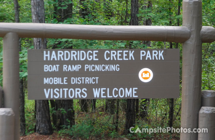 Hardridge Creek Sign
