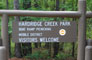Hardridge Creek Sign