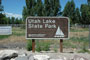 Utah Lake State Park Sign