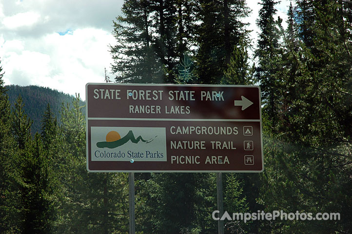 Ranger Lakes Sign