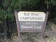 Bull River Campground Sign