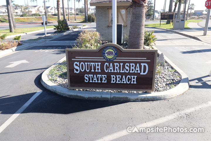 South Carlsbad State Beach Sign