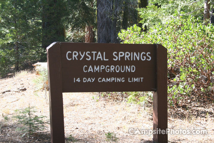 Crystal Springs Sign