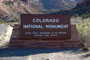 Colorado National Monument Saddlehorn Sign