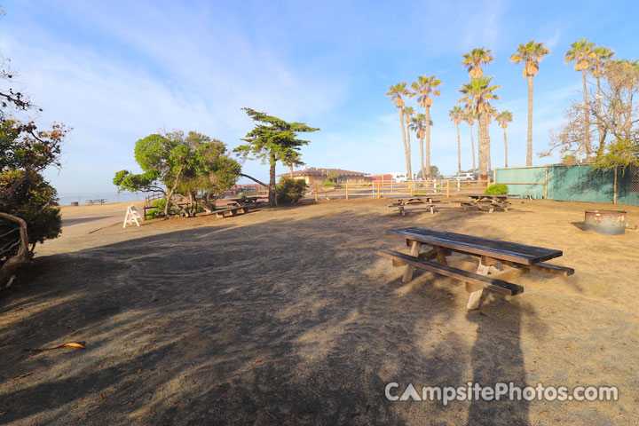 San Elijo State Beach Group Site Camping Area View 1