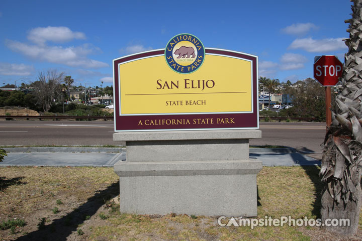 San Elijo State Beach Sign