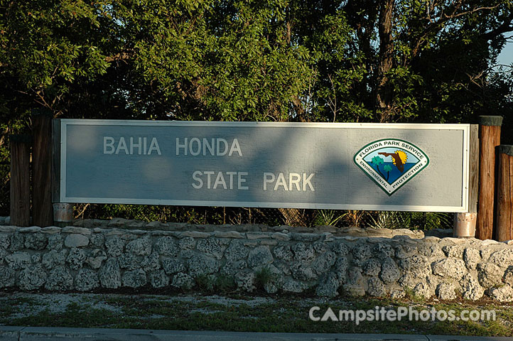 Bahia Honda State Park Sign