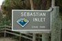 Sebastian Inlet State Park Sign