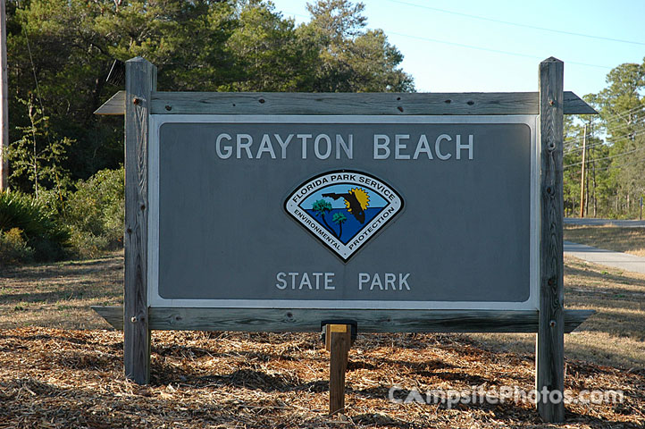 Grayton Beach State Park Sign