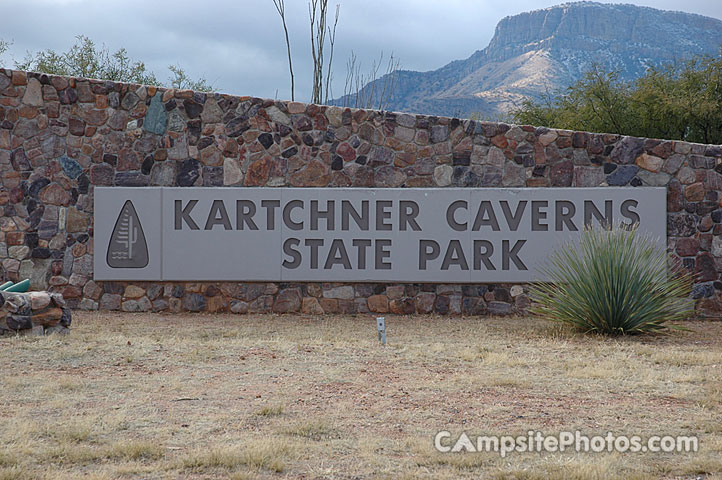 Kartchner Caverns State Park Sign