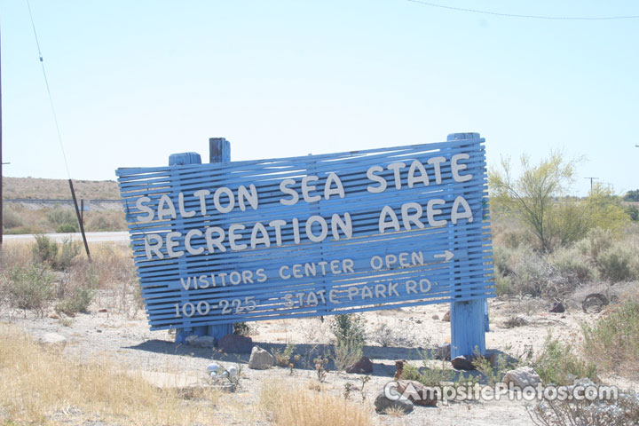 Salton Sea SRA Sign