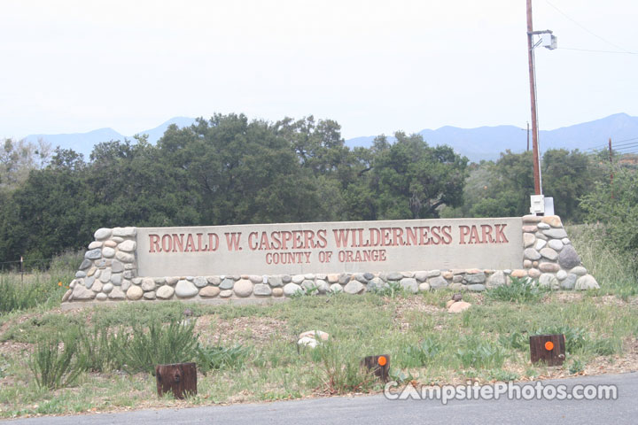 Caspers Wilderness Park Sign