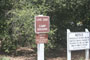 Caspers Wilderness Live Oak Campground Sign