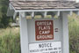 Caspers Wilderness Orega Flats Campground Sign