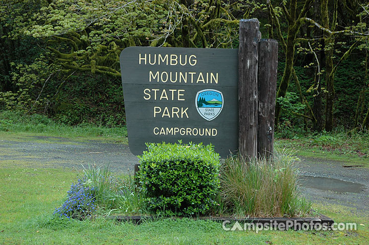 Humbug Mountain State Park Sign