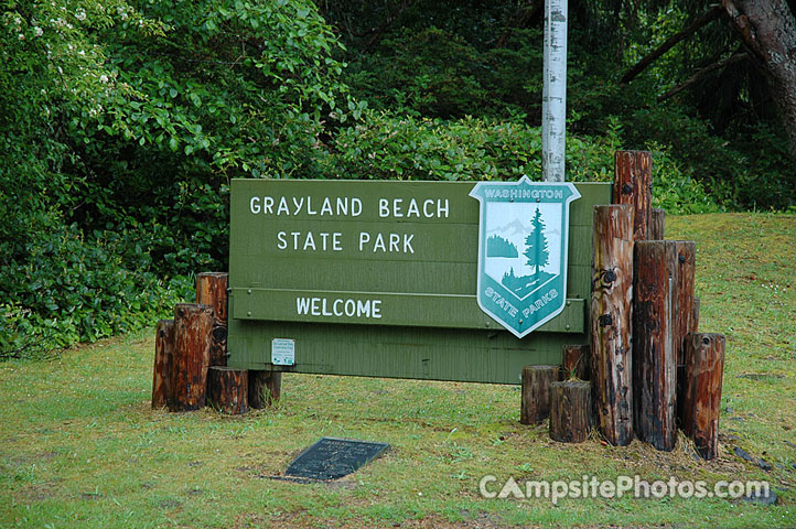 Grayland Beach Sign