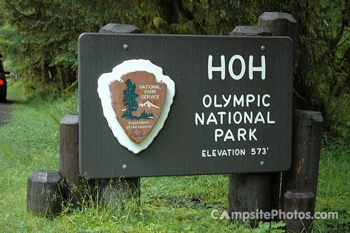 Hoh Rainforest Sign