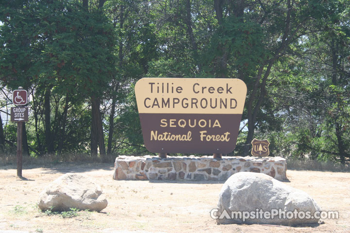Tillie Creek Sign