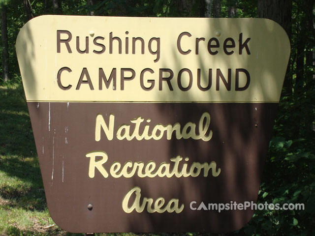 Rushing Creek Sign