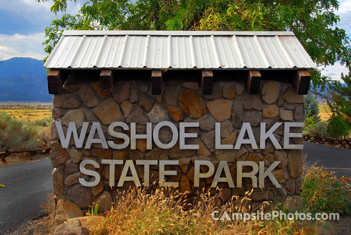 Washoe Lake State Park Sign