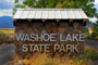 Washoe Lake State Park Sign