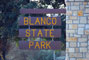 Blanco State Park Sign