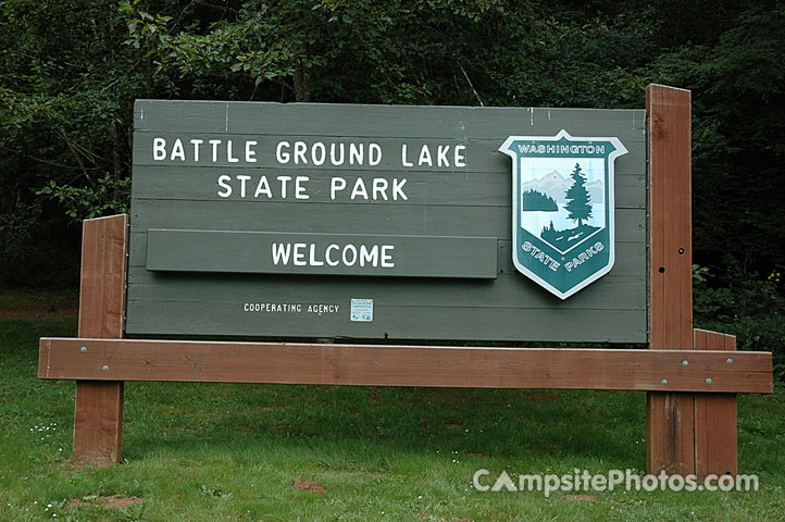 Battle Ground Lake Sign