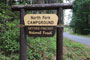 North Fork Campground Sign