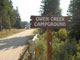 Owen Creek Sign