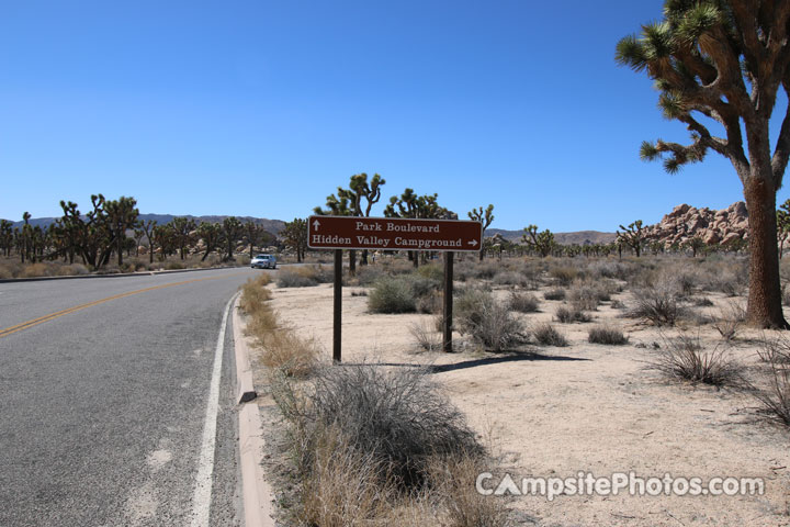 Hidden Valley Campground Sign
