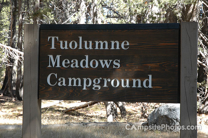 Tuolumne Meadows Sign