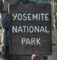 Yosemite Sign