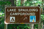 Lake Spaulding Sign