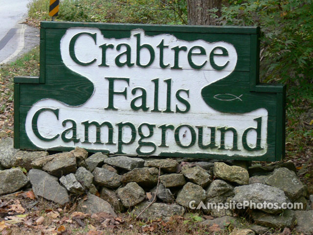 Crabtree Falls Sign