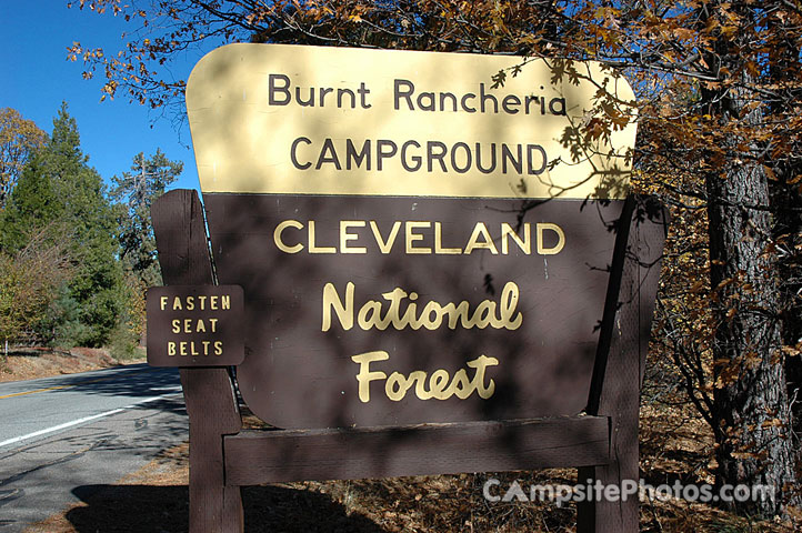 Burnt Rancheria Sign
