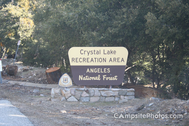 Crystal Lake Rec Area Sign