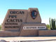 Organ Pipe Cactus National Monument Sign