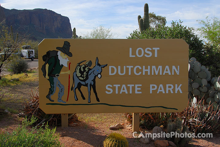 Lost Dutchman Sign