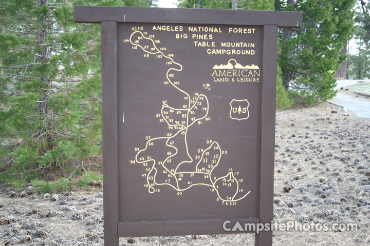 Table Mountain Camp Map