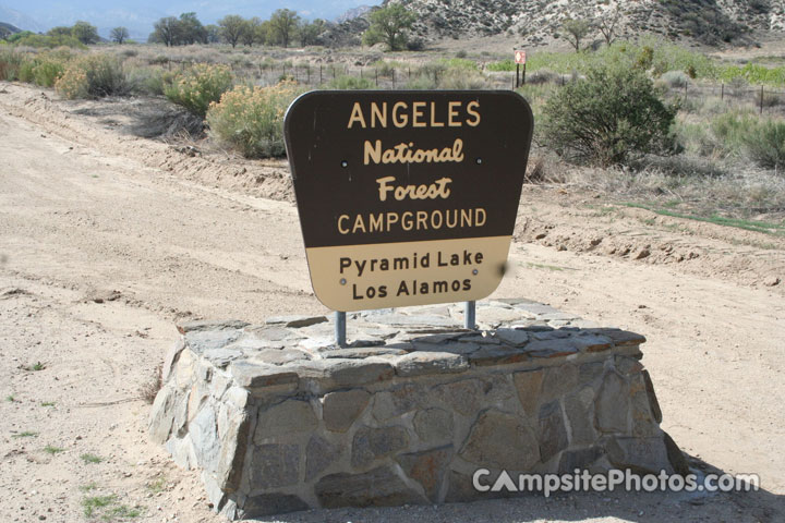 Pyramid Lake Los Alamos Sign