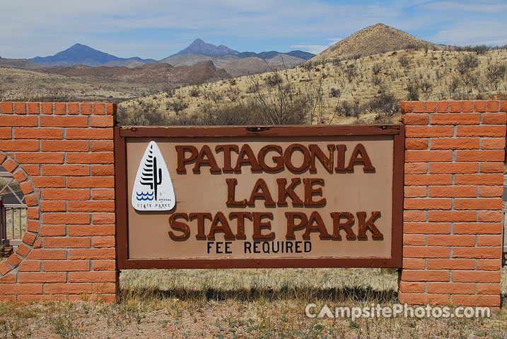 Patagonia Lake Sign