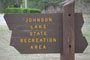 Johnson Lake Sign