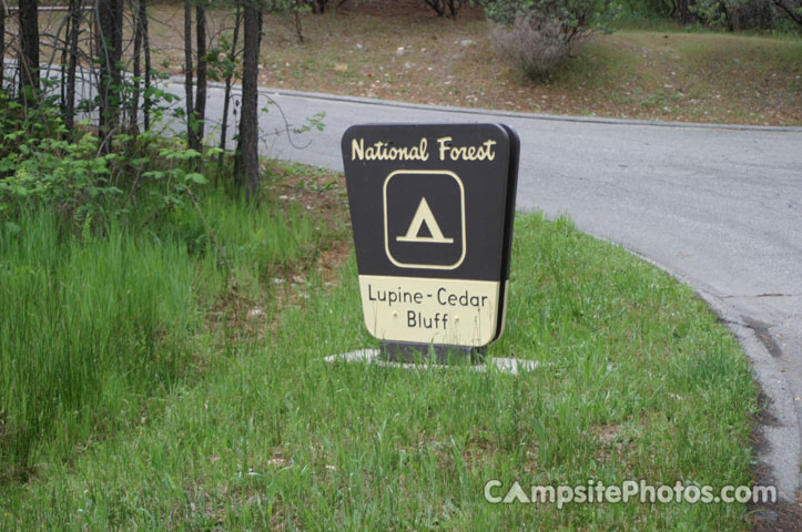 Cedar Bluff Sign