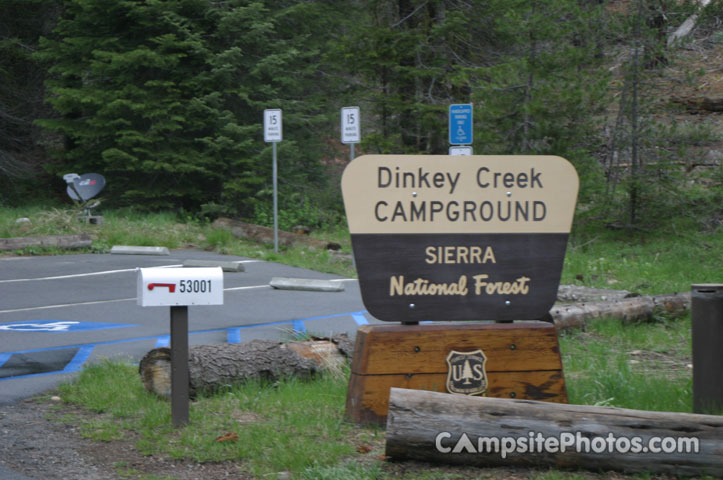 Dinkey Creek Sign